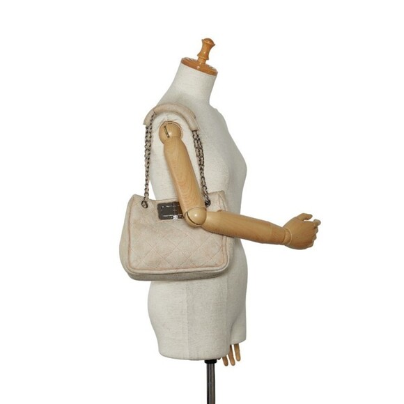 Chanel Suede Matelasse Shoulder Bag  Suede Shoulder Bag in Fair condition - Picture 12 of 12